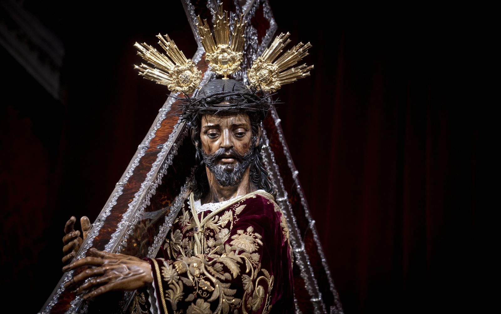 Imágenes de la veneración a Jesús Nazareno