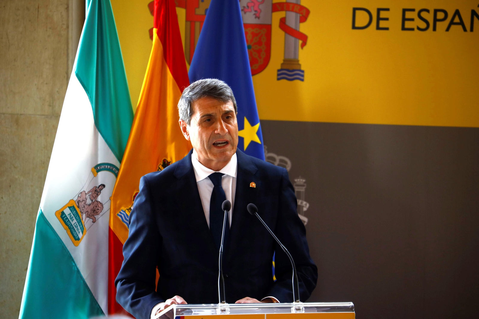 El delegado del Gobierno central en Andalucía, Pedro Fernández Peñalver.