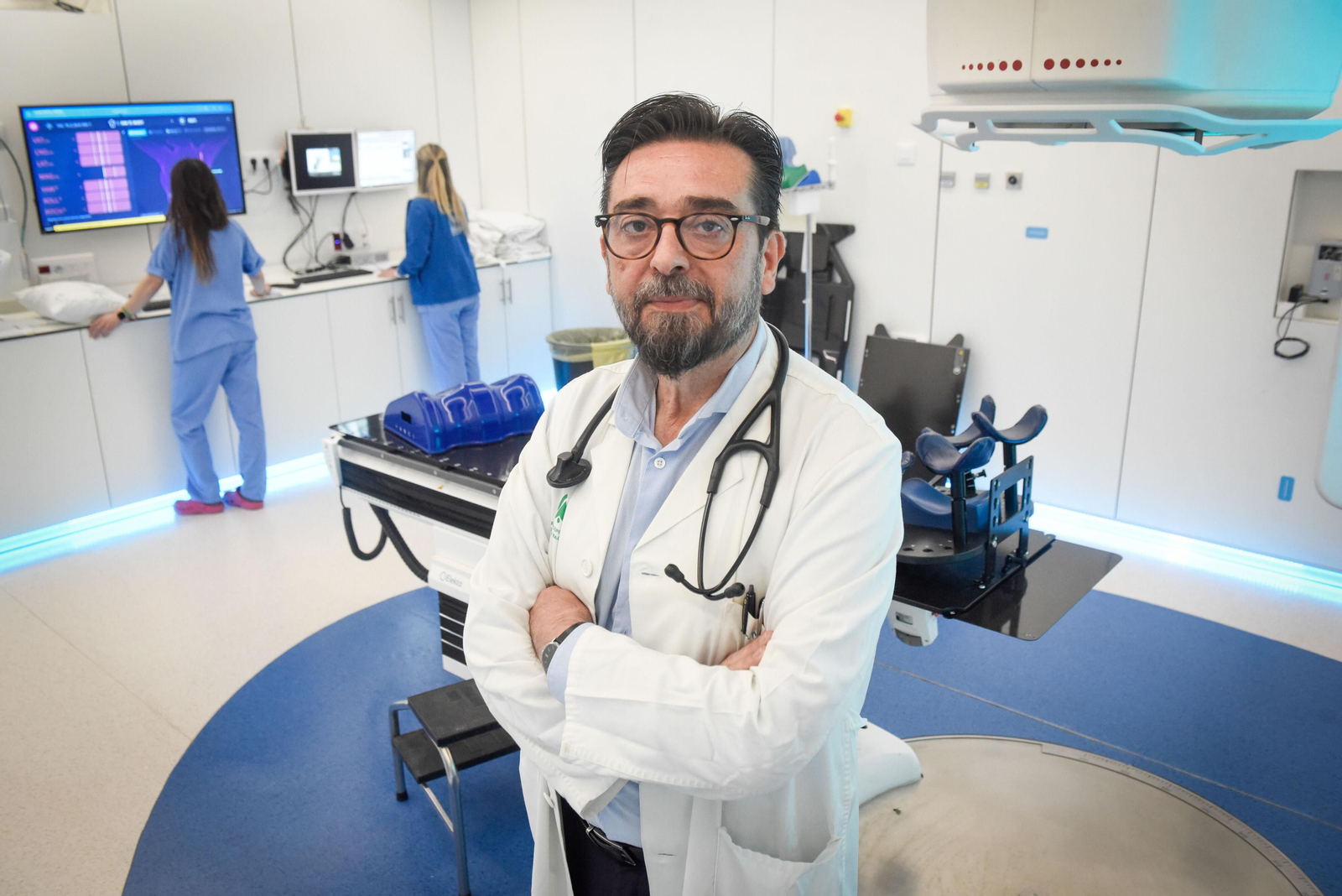 El oncólogo radioterápico, David Muñoz Carmona, e investigador principal del trabajo premiado en el  Congreso de la Sociedad Andaluza de Cancerología.