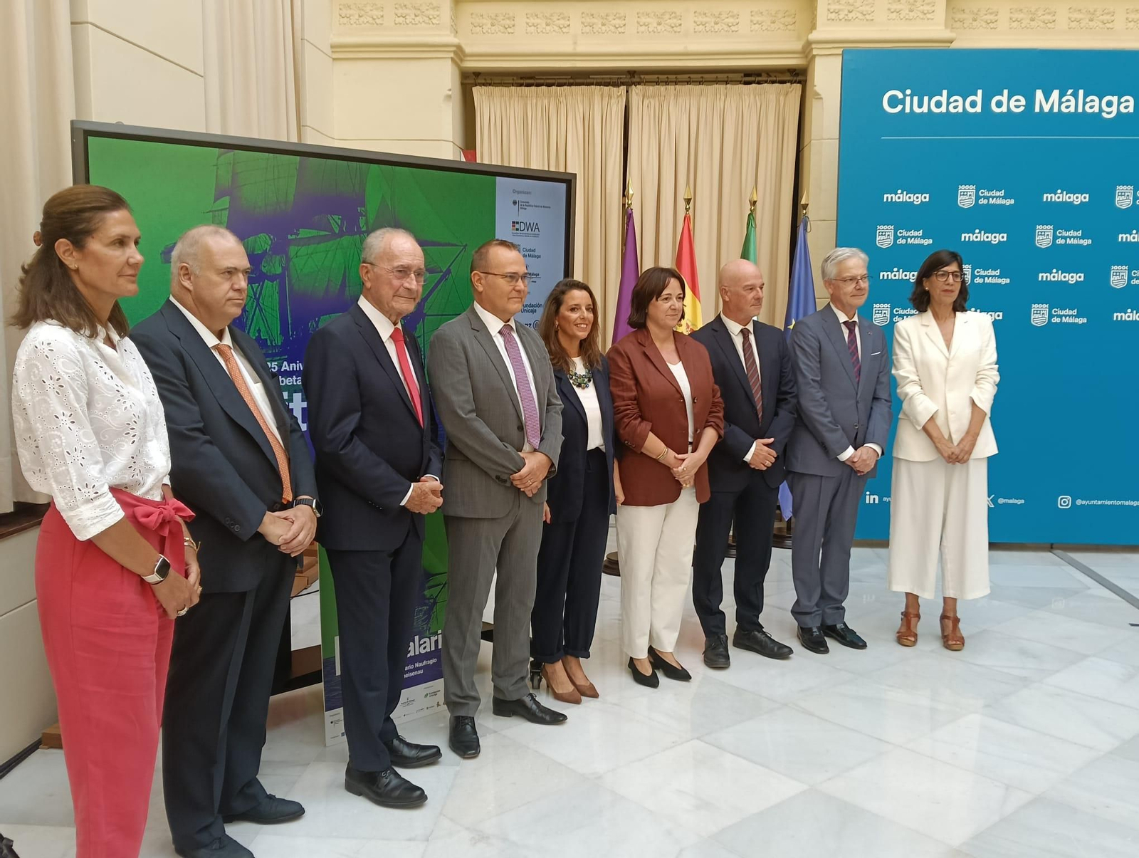 Presentación de los actos por el aniversario del hundimiento del Gneisenau este martes.