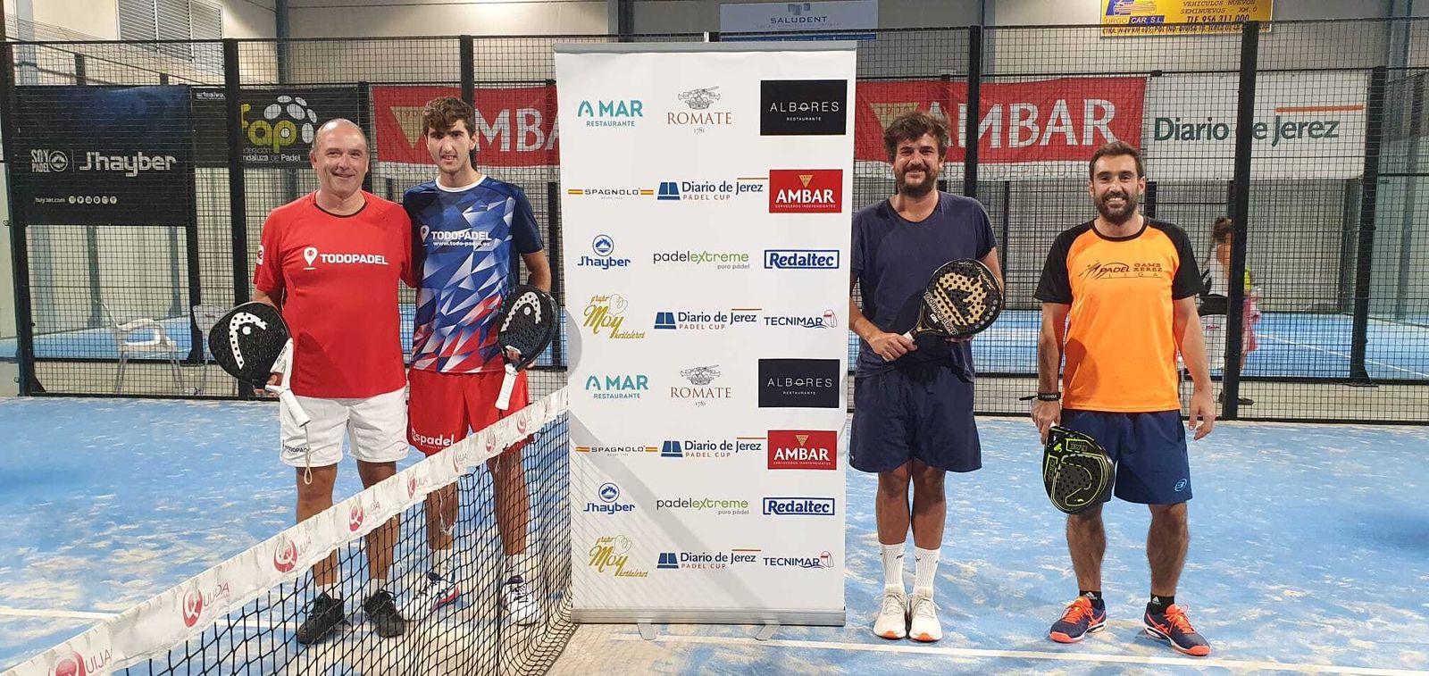 Santocildes-Santocildes Jr. se mideron a Cañas-Miralles en octavos de 2ª A.