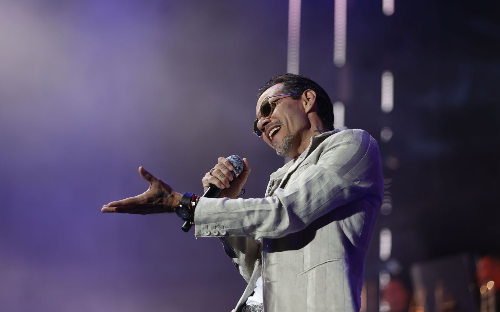 Las imágenes del concierto de Marc Anthony en Sevilla