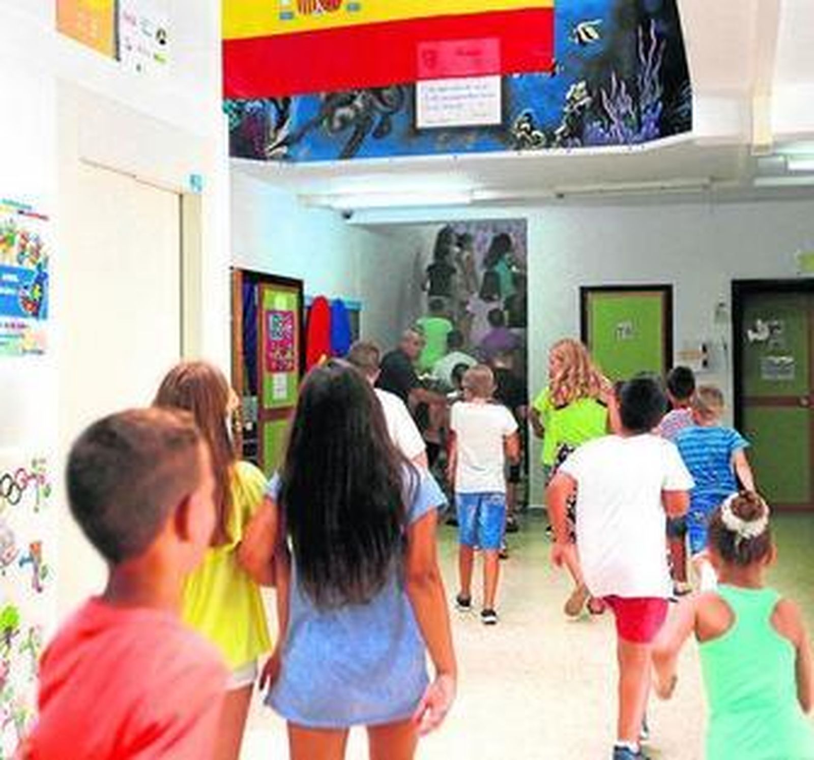 Inicio del curso en el colegio Federico García Lorca.