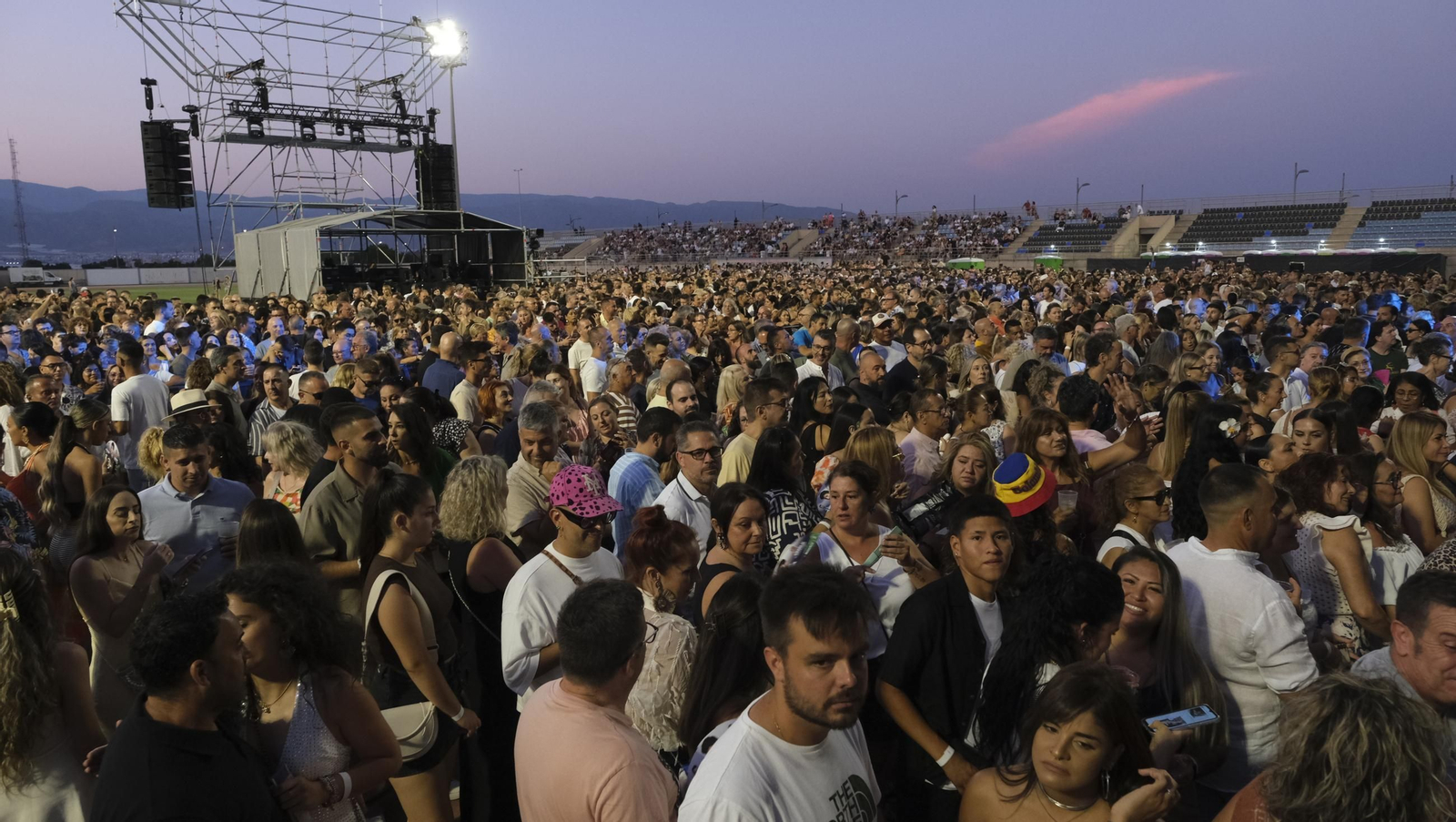Concierto de Marc Anthony en Roquetas, en imágenes
