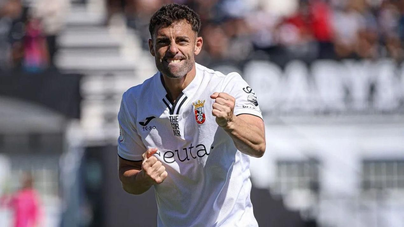 Rodri Ríos, en su etapa con el Ceuta.