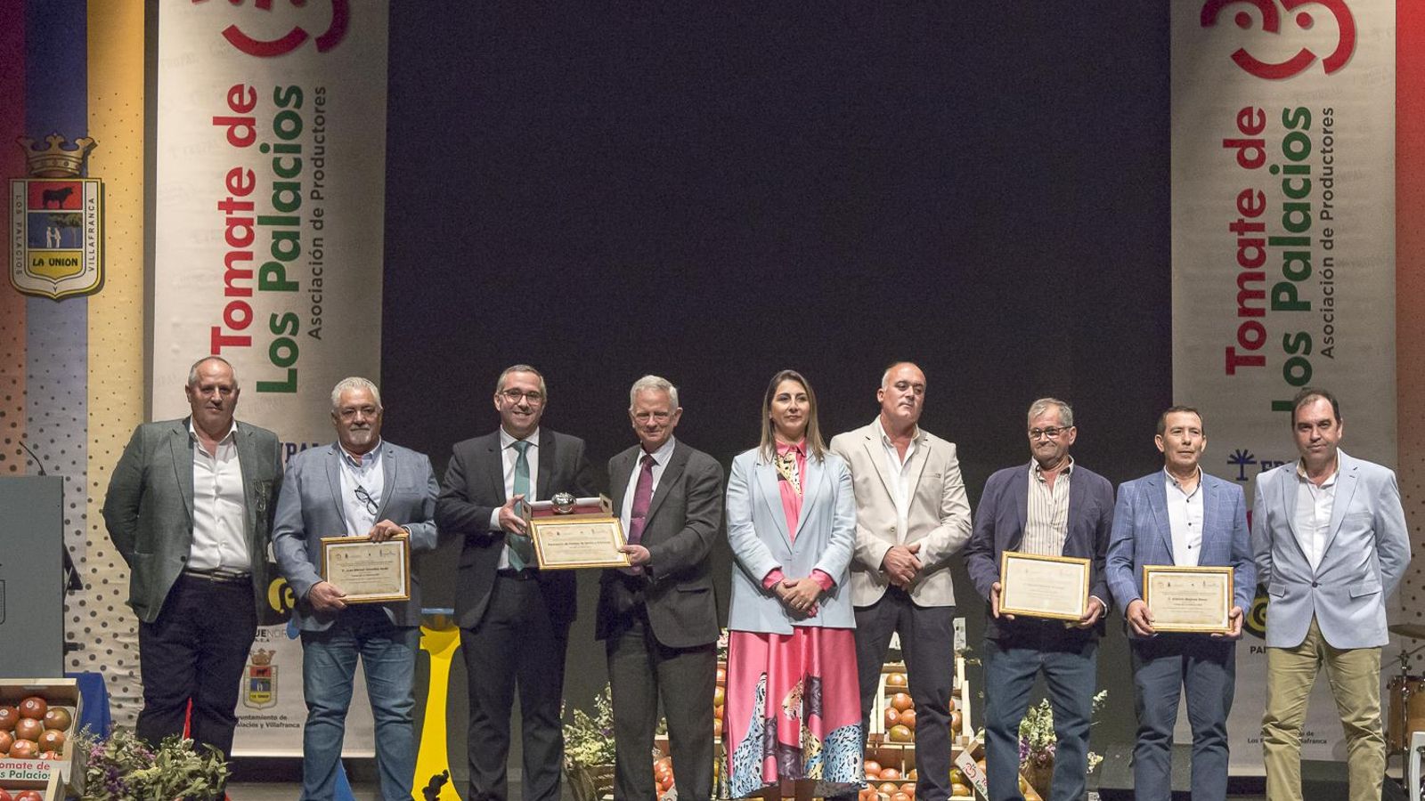 Premiados en la Gala del Tomate de Los Palacios.
