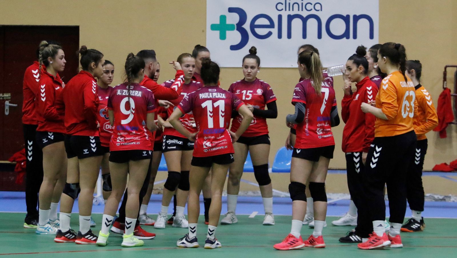 Un tiempo muerto del Deza Córdoba BM.