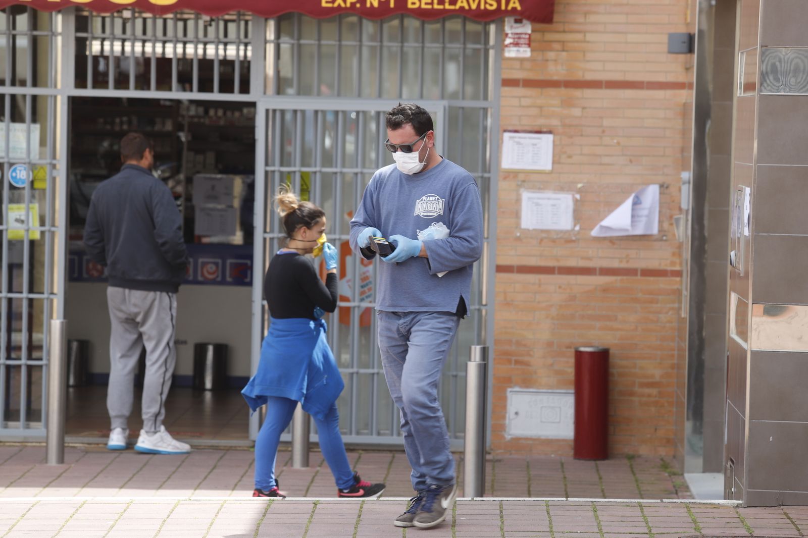 Imágenes del sábado de confinamiento