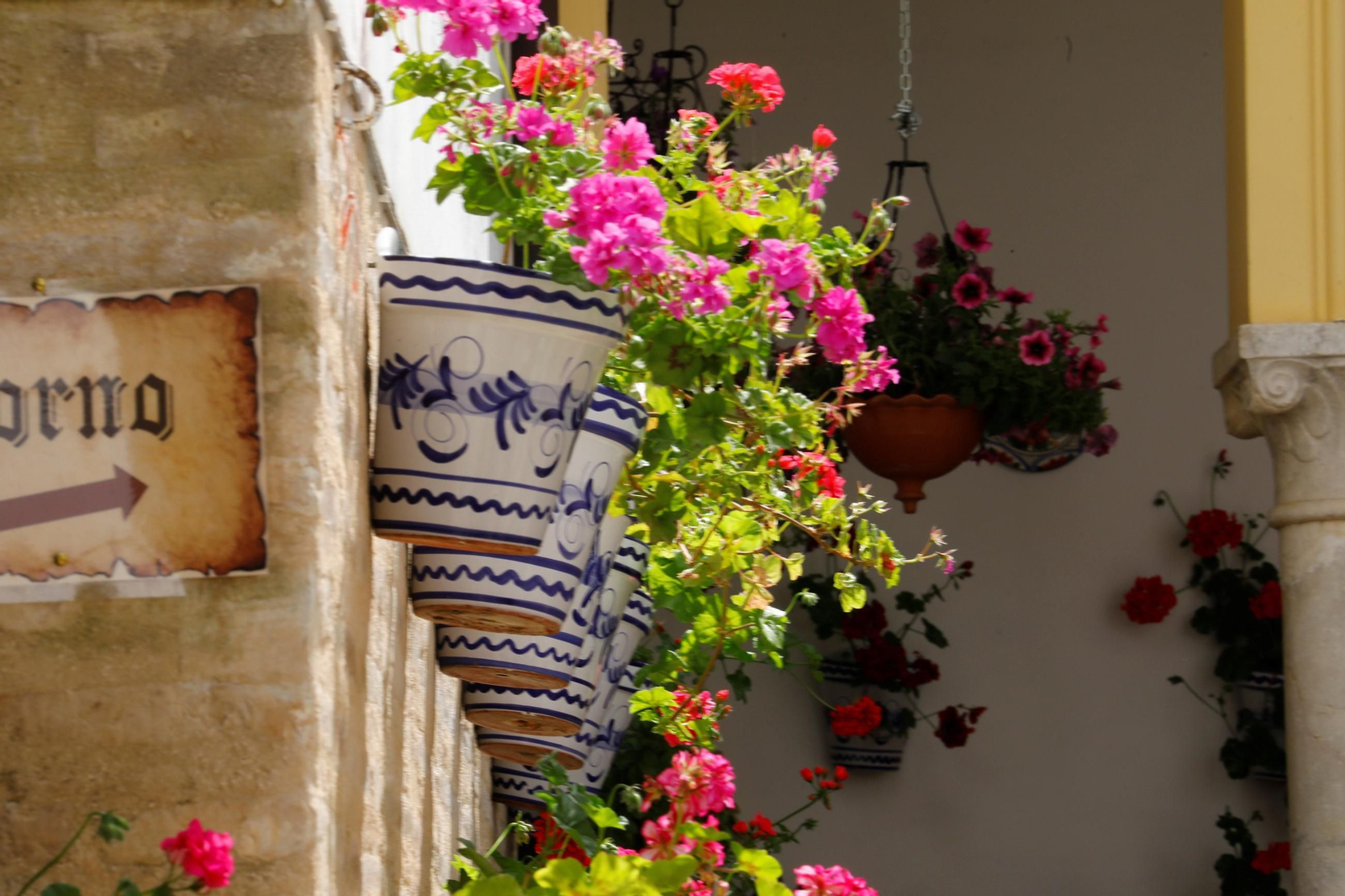 Patio del convento de las Carmelitas Descalzas.