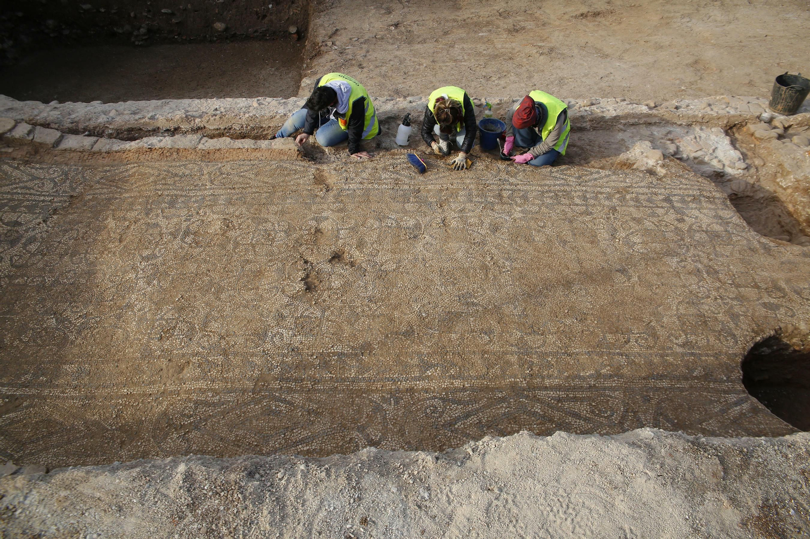 Fotos: así es el yacimiento romano del Zaidín tras finalizar la excavación arqueológico