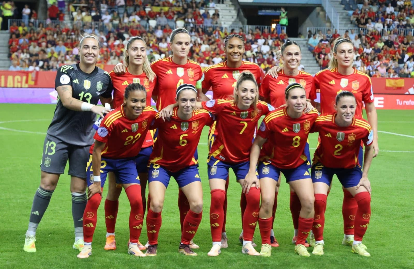 El España-Suecia de Málaga, en fotos