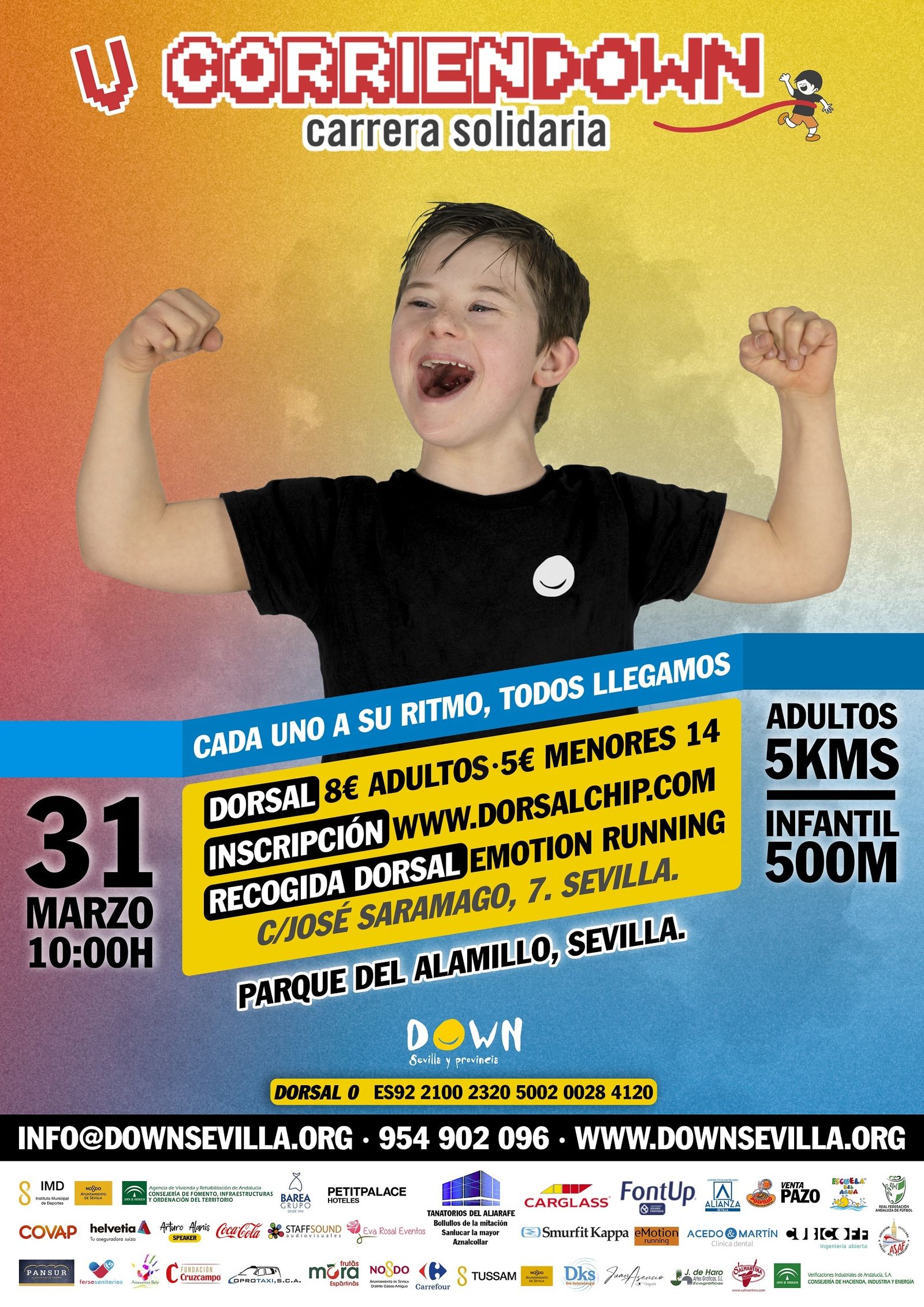 Cartel V CORRIENDOWN