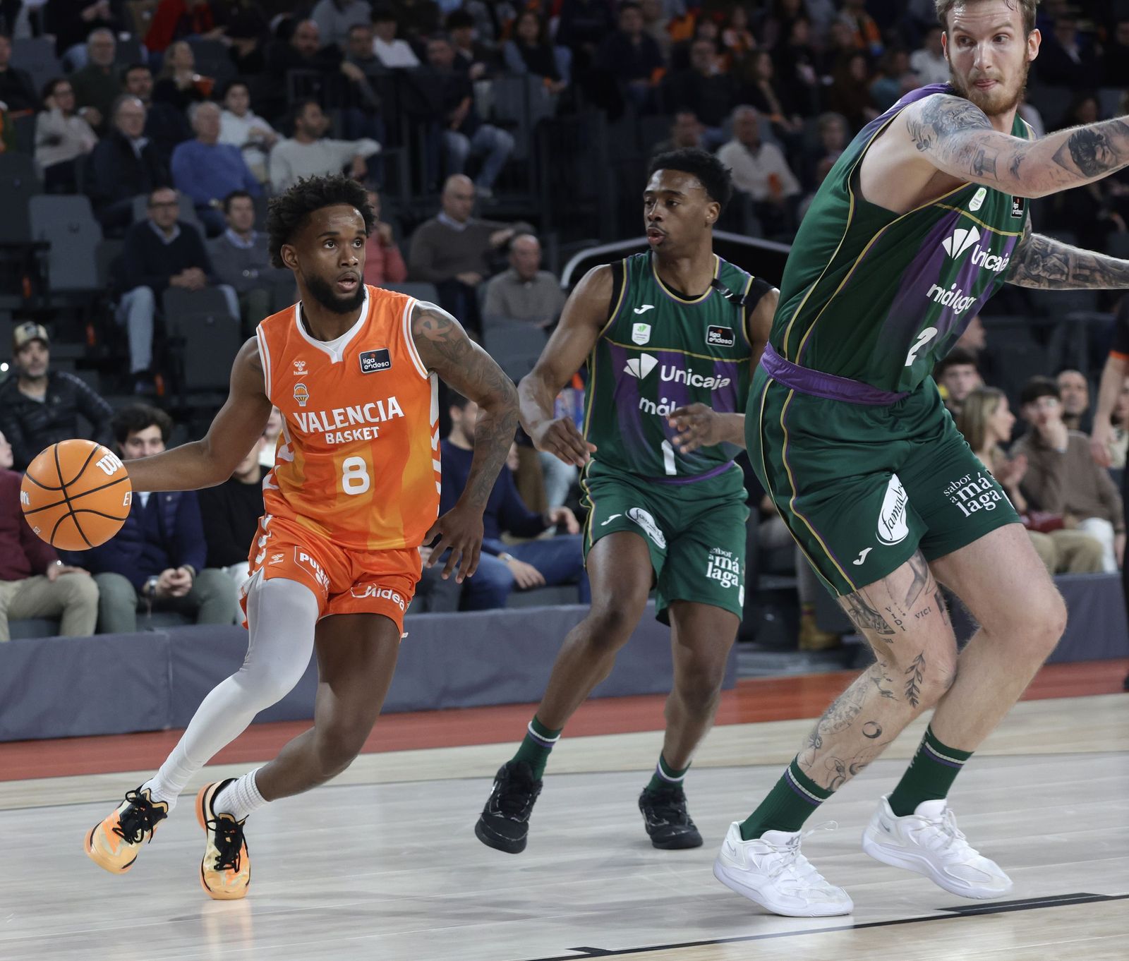 El Valencia Basket-Unicaja, en fotos