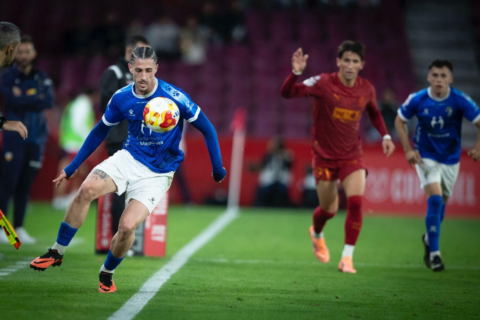 Las mejores imágenes del duelo copero entre UD Maracena y Valencia CF
