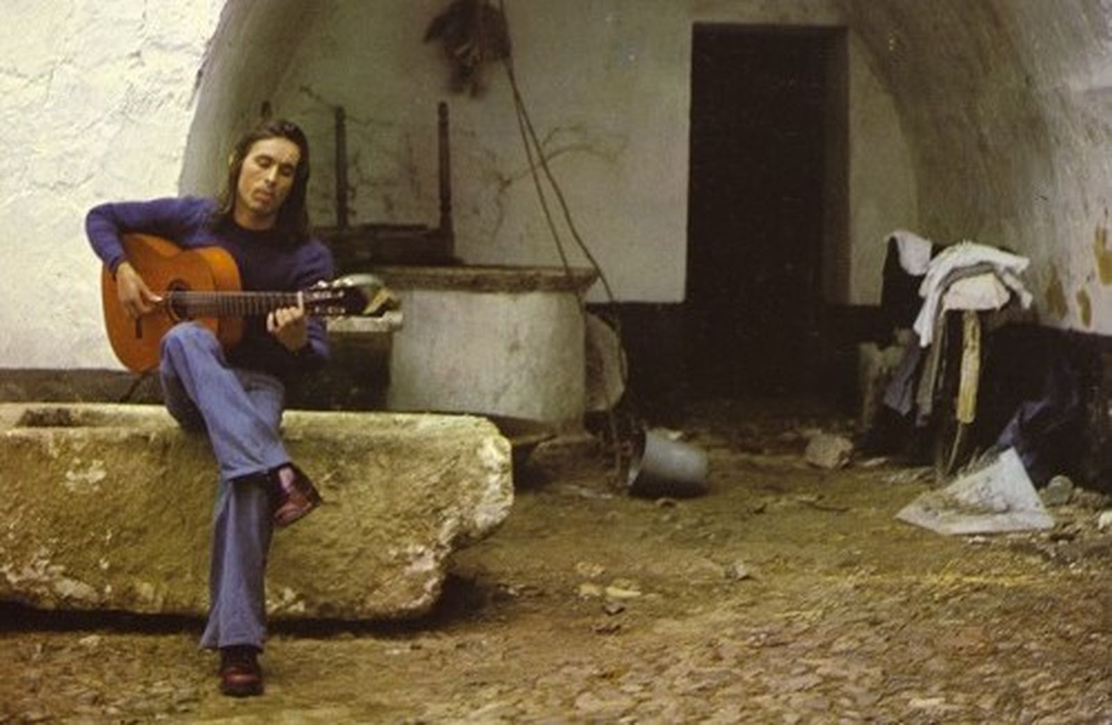 Diego de Morón en la portada de su disco de 1977.