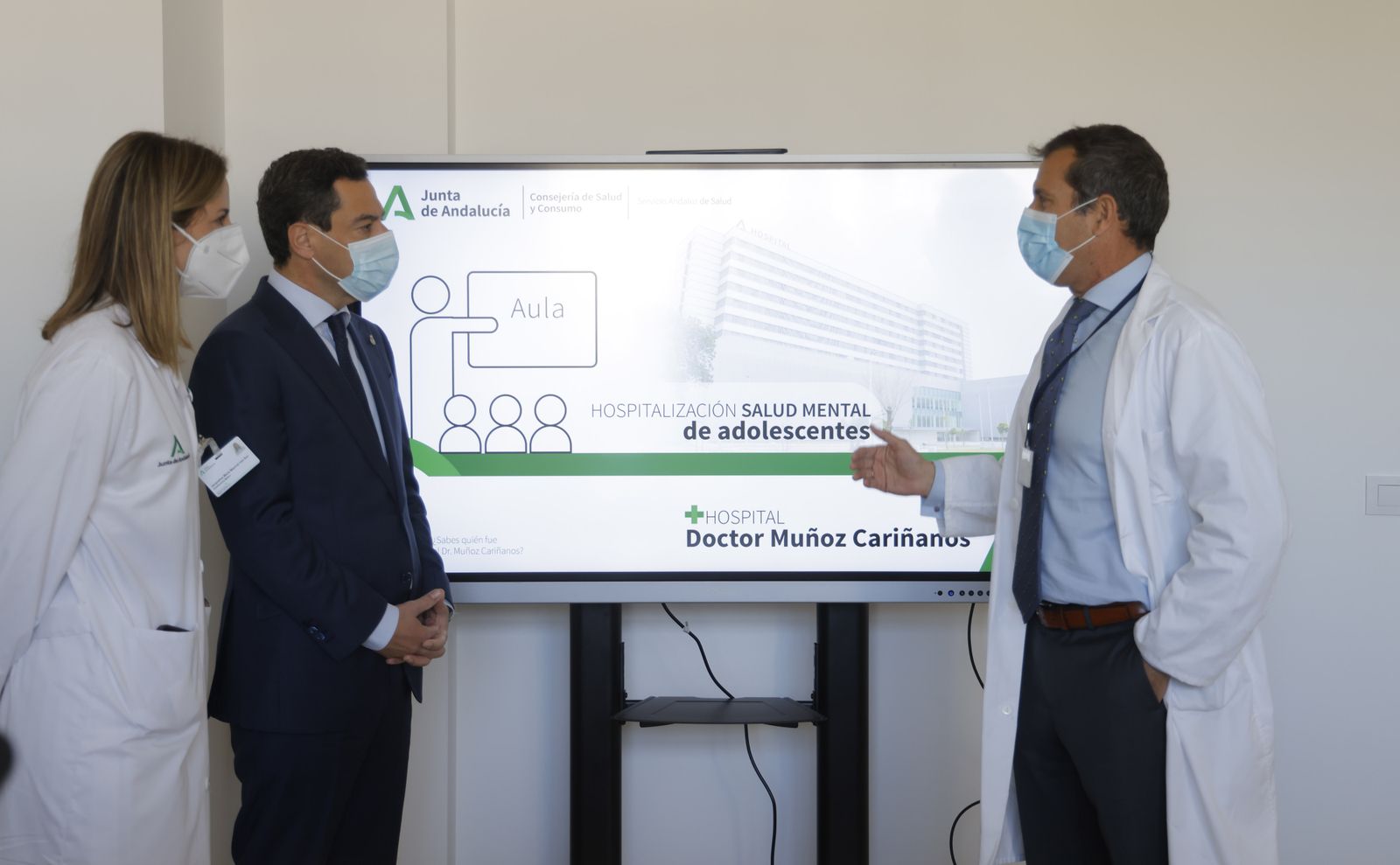 La inauguración del Hospital Doctor Muñoz Cariñanos, en imágenes