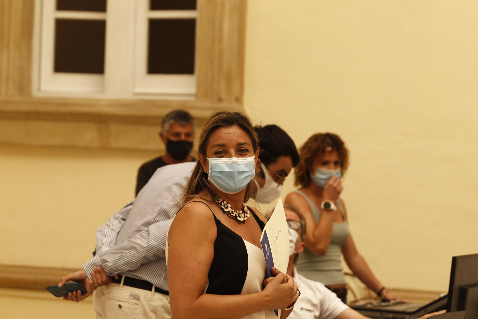 Visita del Consejero de Presidencia de la Junta de Andalucía, Elías Bendodo, a la Diputación de Almería.