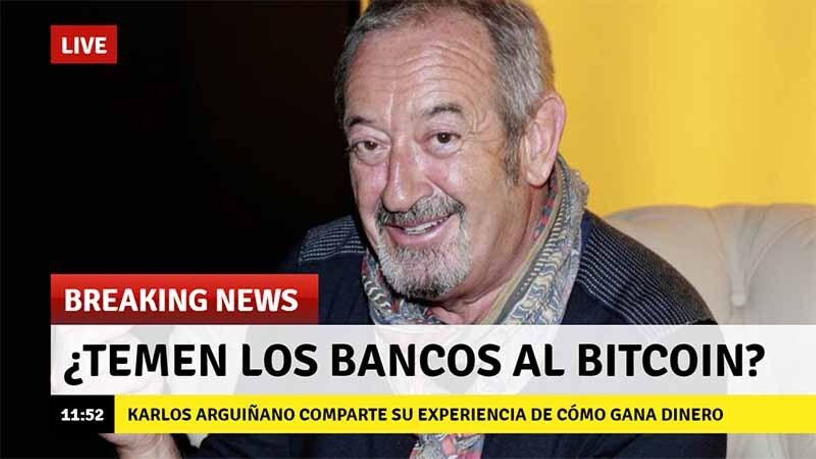 La imagen de Arguiñano es utilizada para uno de los anuncios de bitcoins.