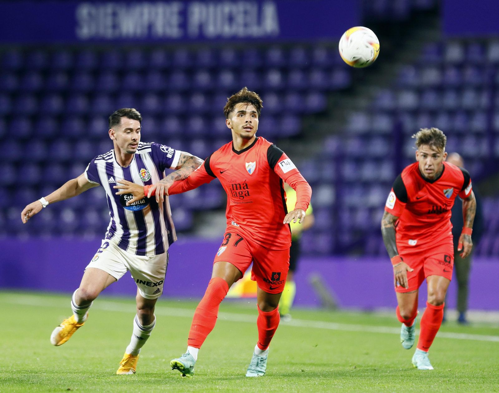 El Real Valladolid - Málaga CF, en fotos