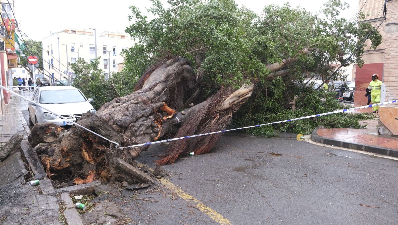 La Borrasca Leonardo se ensaña con Almería, en imágenes