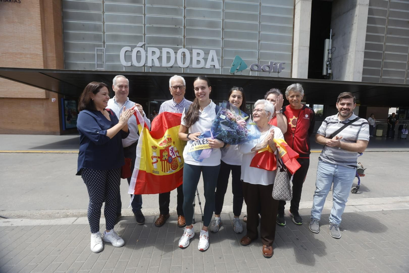 Las mejores fotos de la llegada de Carmen Avilés a Córdoba tras el pase a los Juegos Olímpicos de París