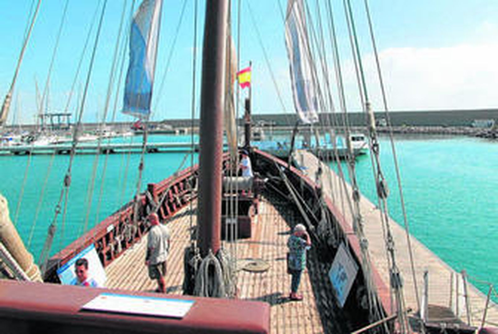 La Historia a bordo de una carabela