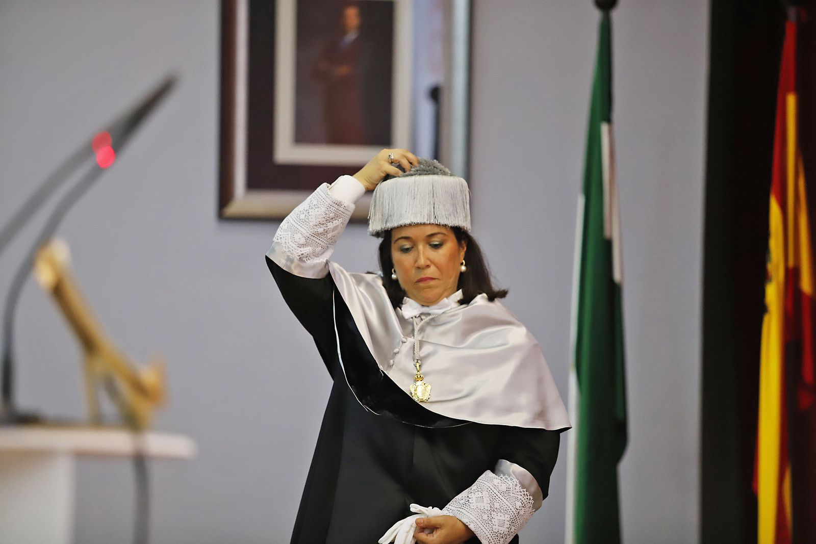 Acto de investidura de María Teresa Moreno Casbas como Doctora Honoris Causa de la Universidad de Huelva