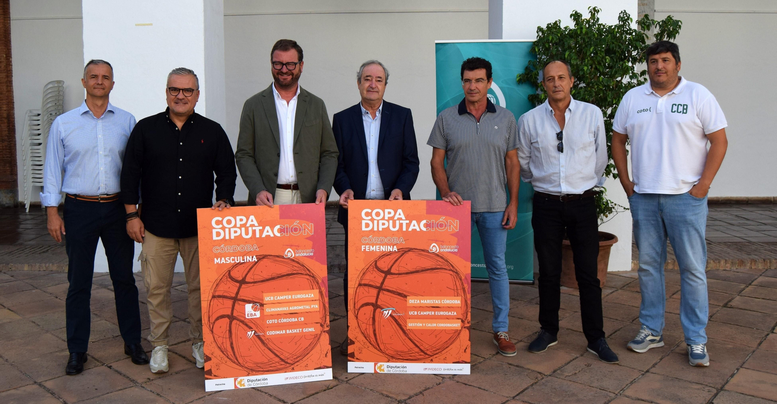 Imagen de la presentación de la Copa Diputación de Córdoba de baloncesto. Imagen de la presentación de la Copa Diputación de Córdoba de baloncesto.
