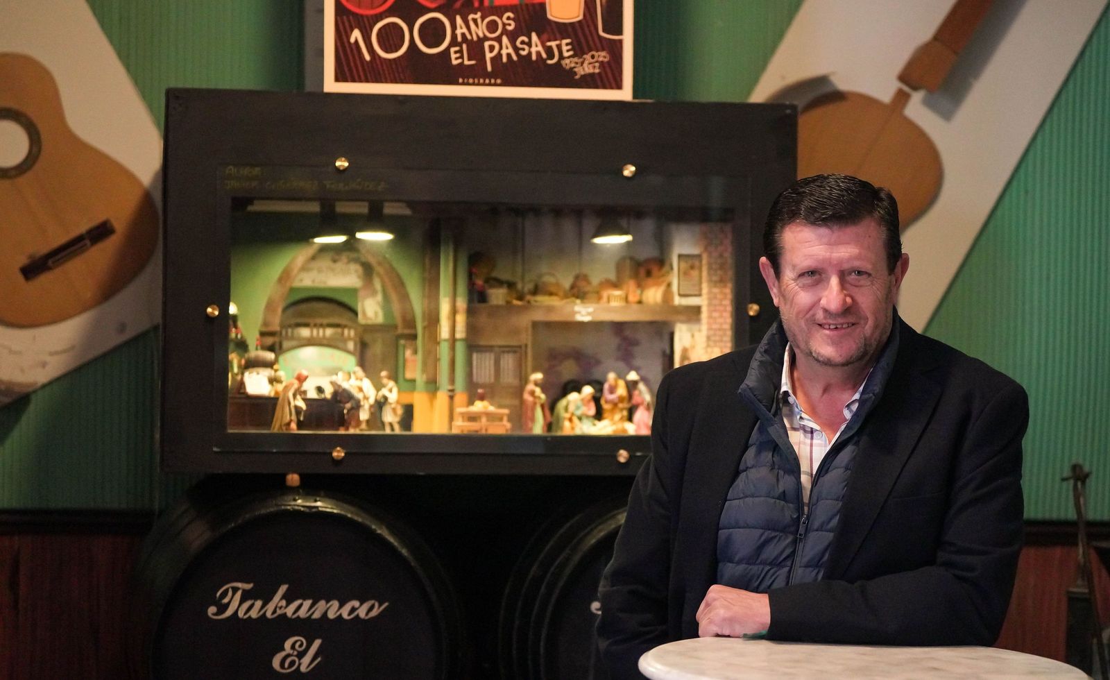 Antonio Ramírez, en el tabanco El Pasaje.