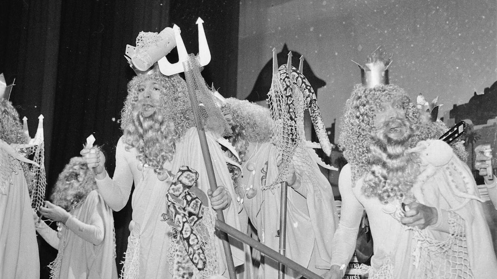 La chirigota 'Neptuno ten cuidaíto con los trasmayos', de 1988.