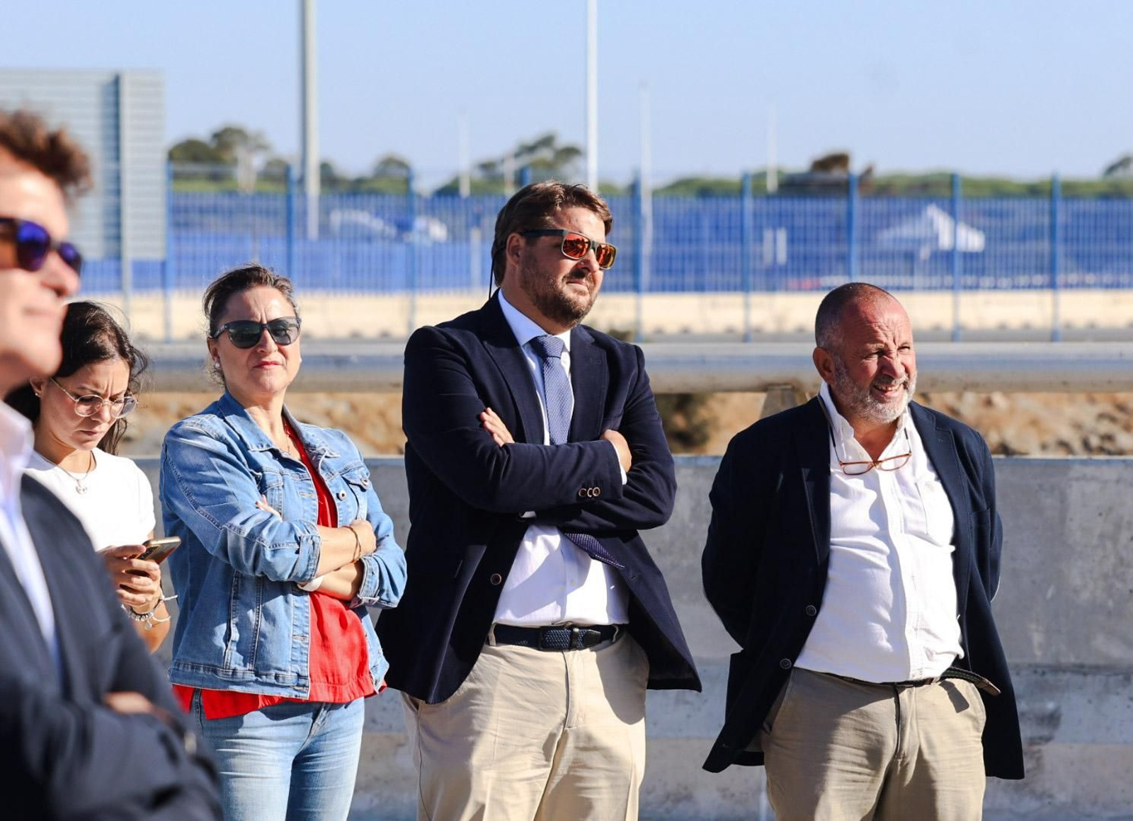 Imágenes de la inauguración de la doble rampa Ro-ro del Muelle Sur del Puerto de Huelva