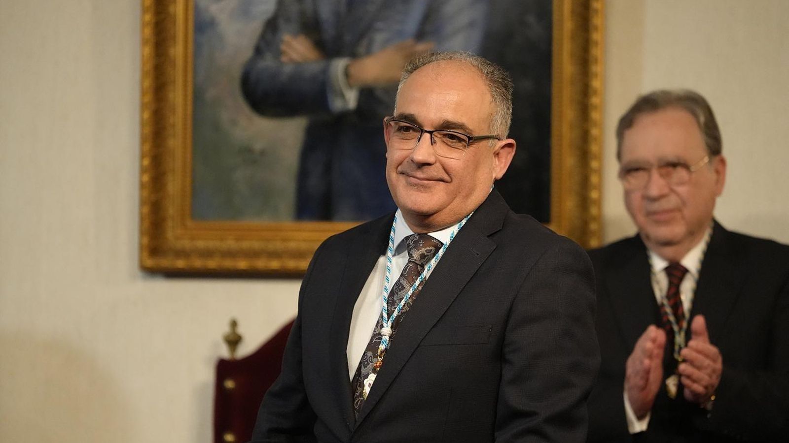 José Manuel Aladro, tras el acto.