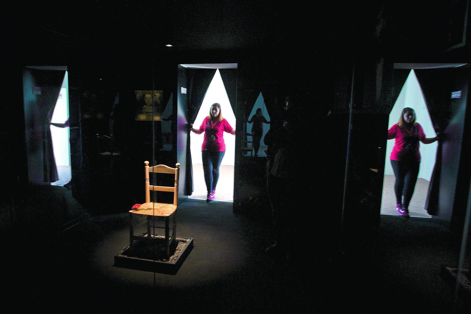 Un simbólico homenaje al artista que se encuentra en las reconstruidas habitaciones de la casa en la que nació.