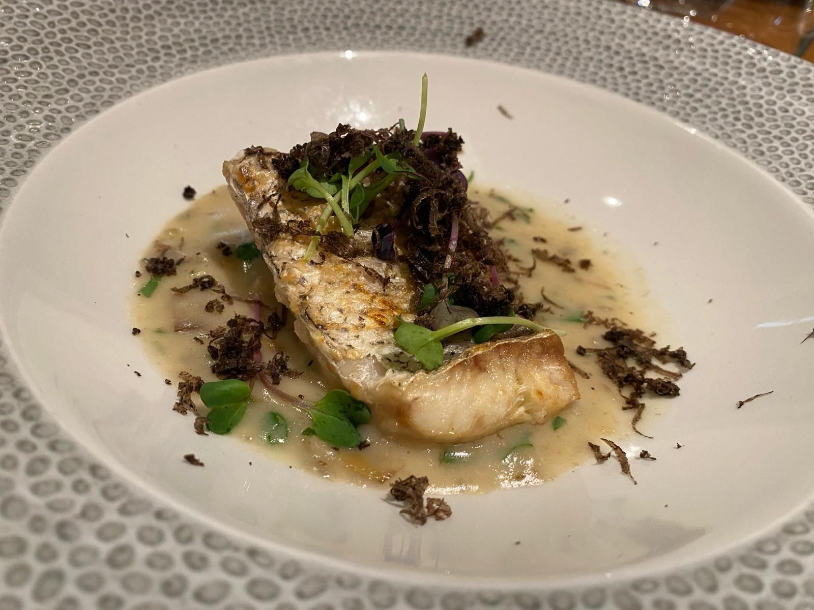 Las imágenes del impactante menú de Contrpaunto donde la trufa es la reina de la fiesta