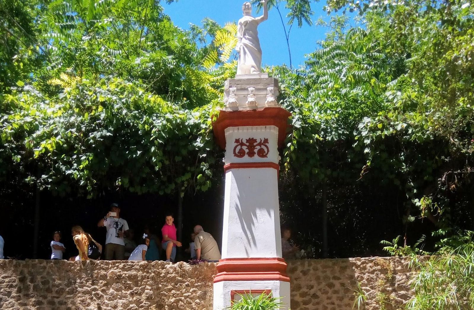 Una instantánea del Jardín de las Piletas en julio de 2017.