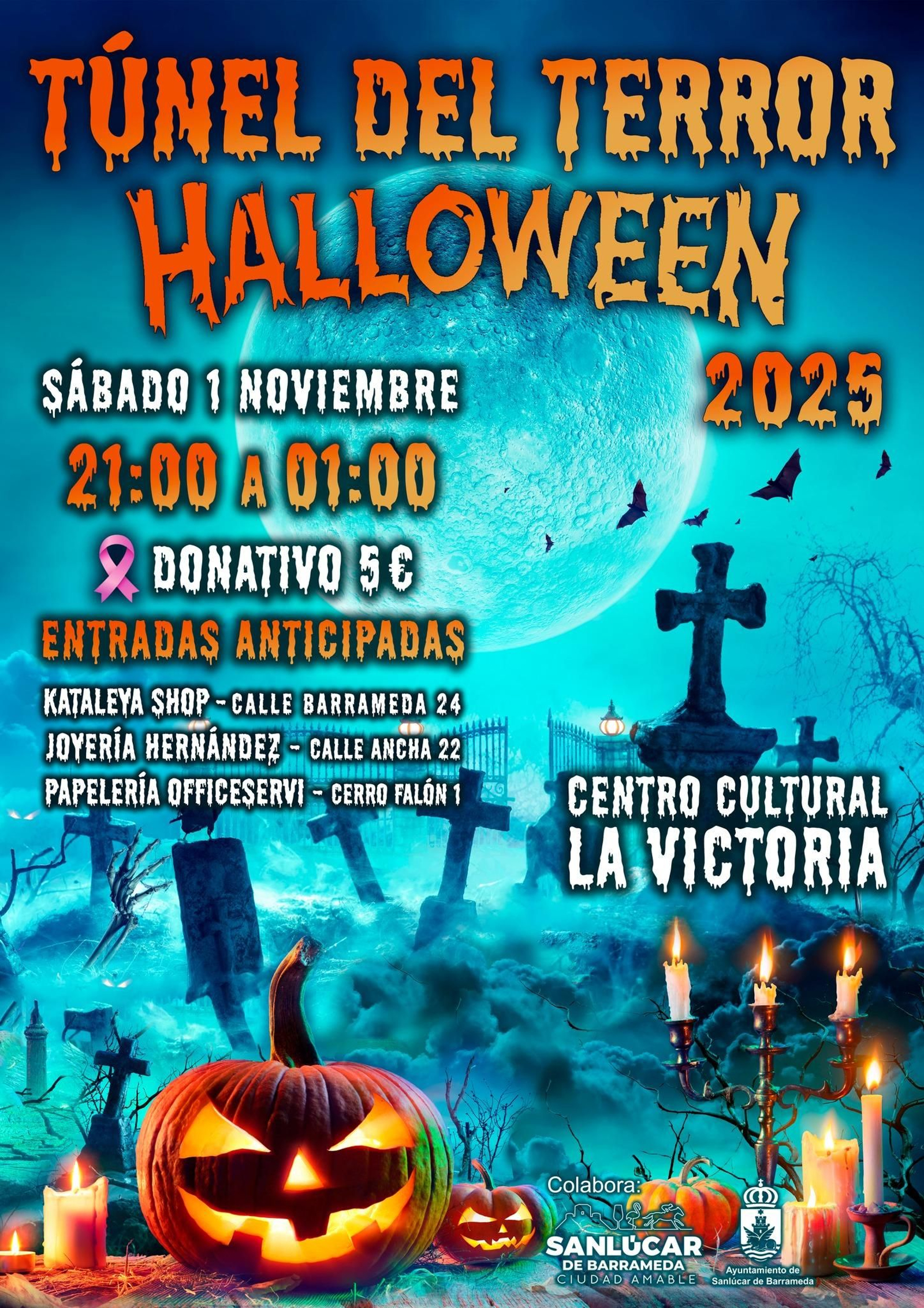 Cartel del Túnel del Terror de Sanlúcar