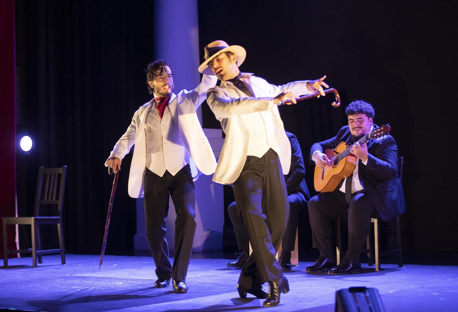 Juan Tomás de la Molía, izquierda, y Alberto Sellés, a ritmo de guajiras.