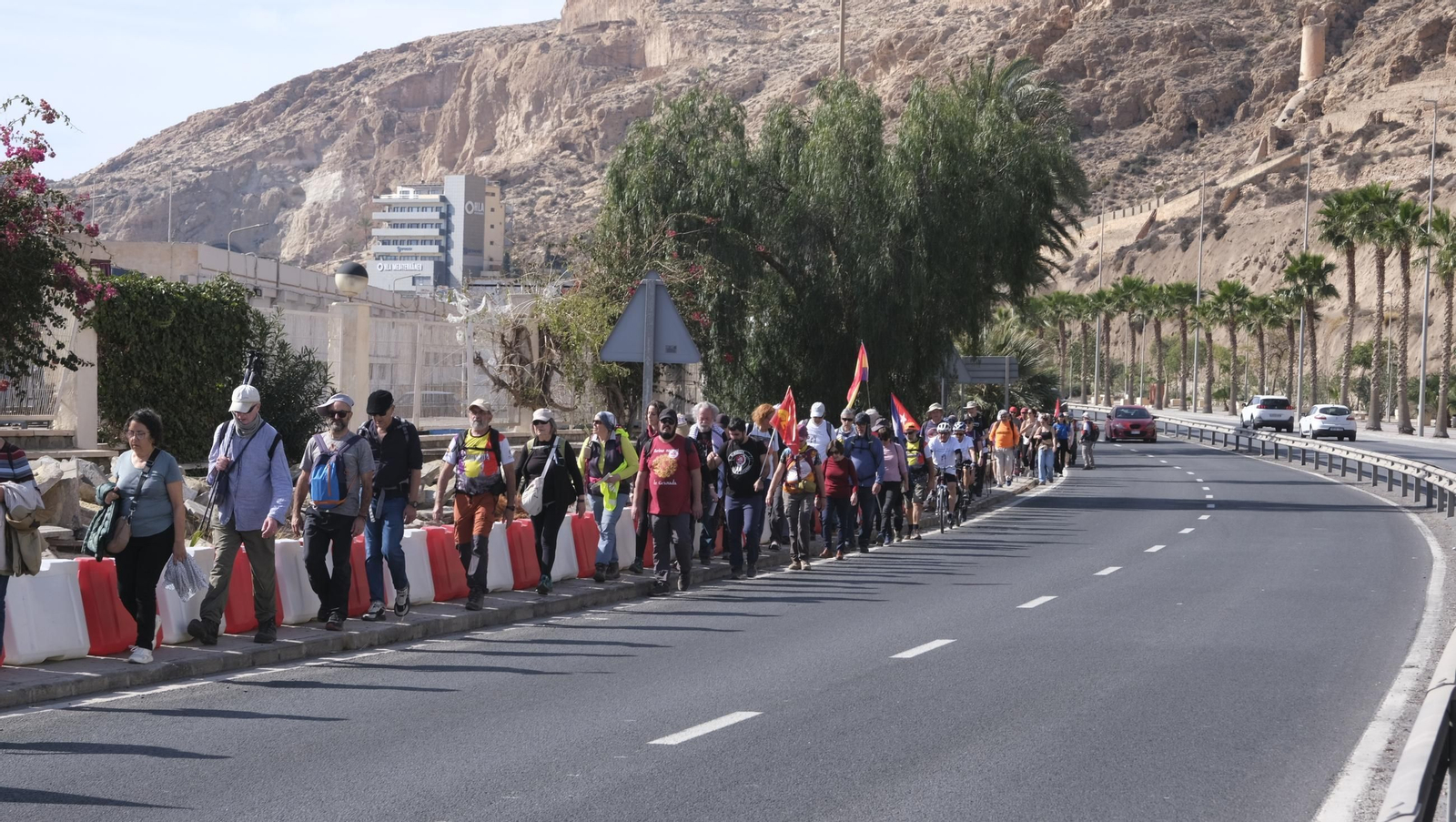 La Marcha de la Desbandá, en imágenes