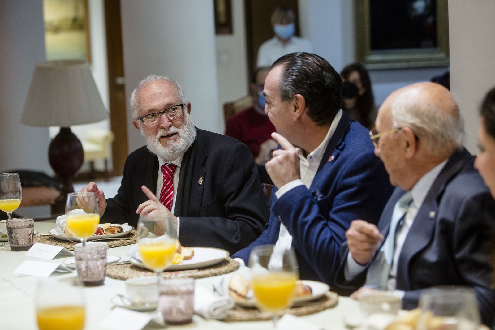 Un momento del desayuno informativo