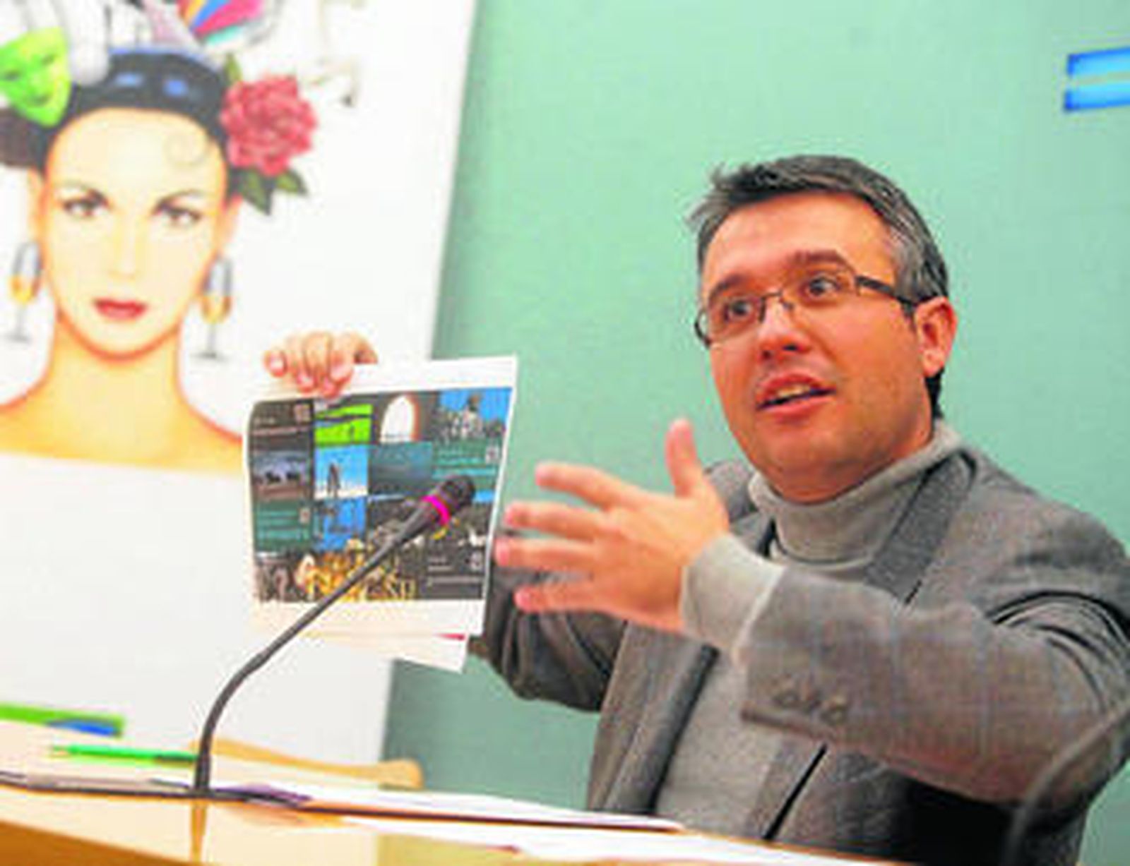 Alejandro Sánchez, vicepresidente de Diputación y responsable de Turismo, ayer.