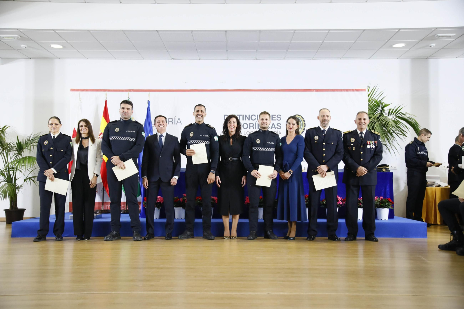 Las imágenes del acto institucional de la Policía Local de Almería con motivo de la festividad de su patrón, San Esteban