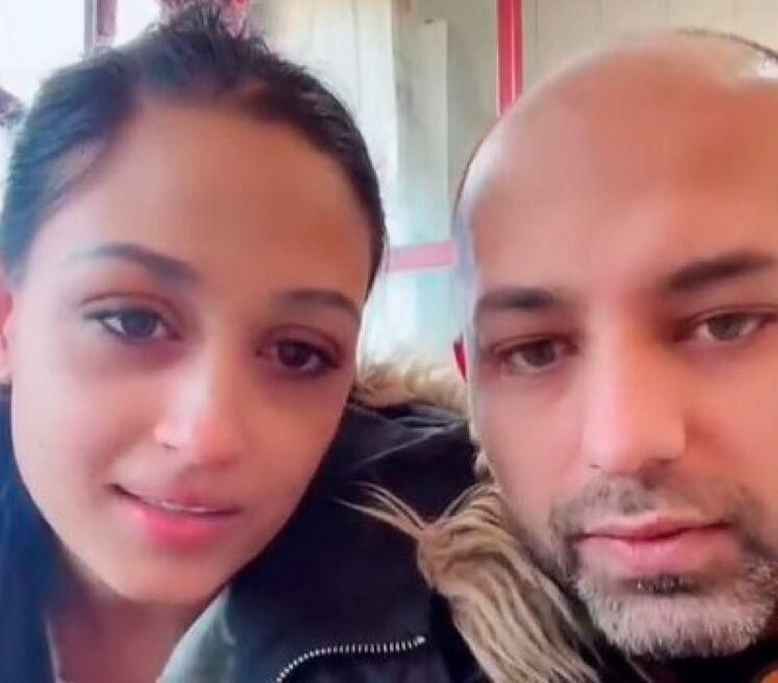 Captura de pantalla del vídeo de Simona y Lucifer