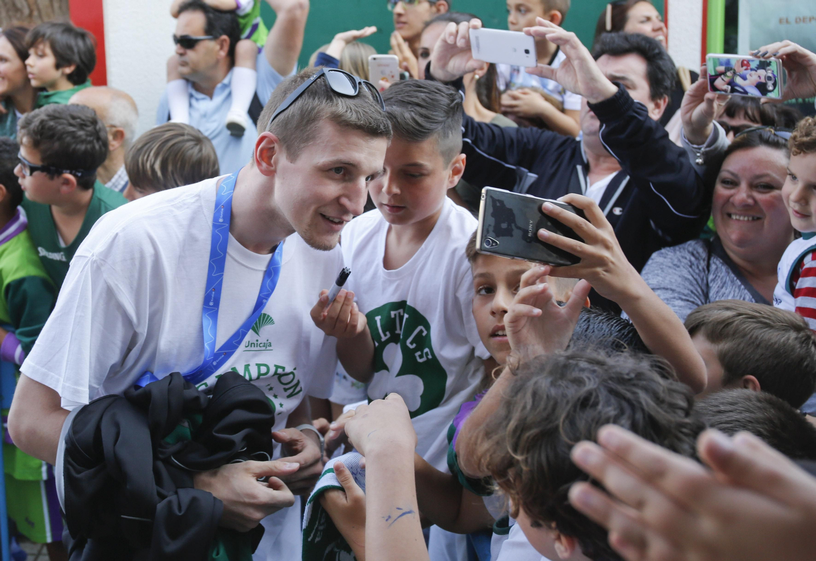 Los cinco años de Adam Waczynski en el Unicaja, en fotos