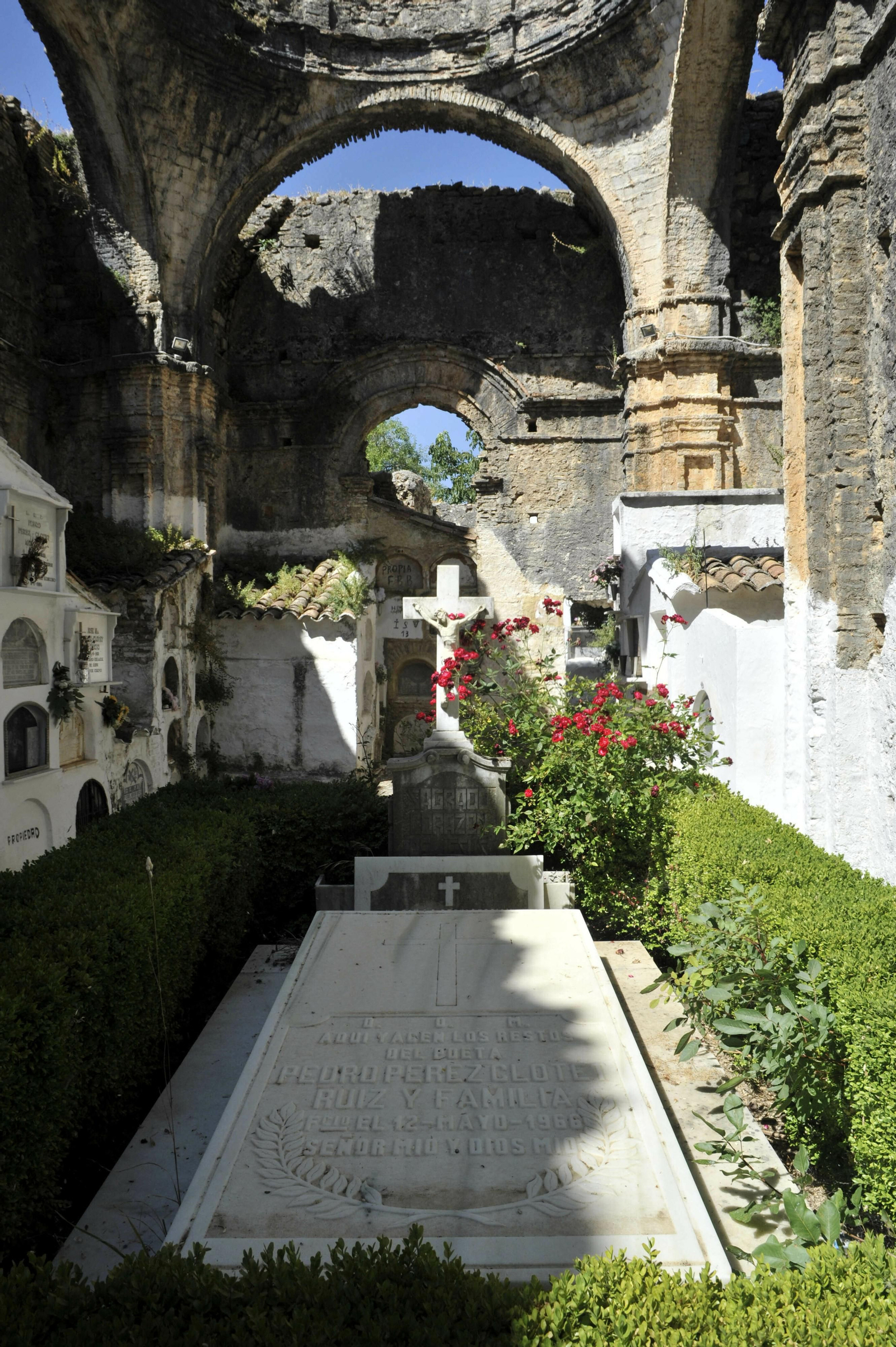 Imágenes del cementerio de Villaluenga