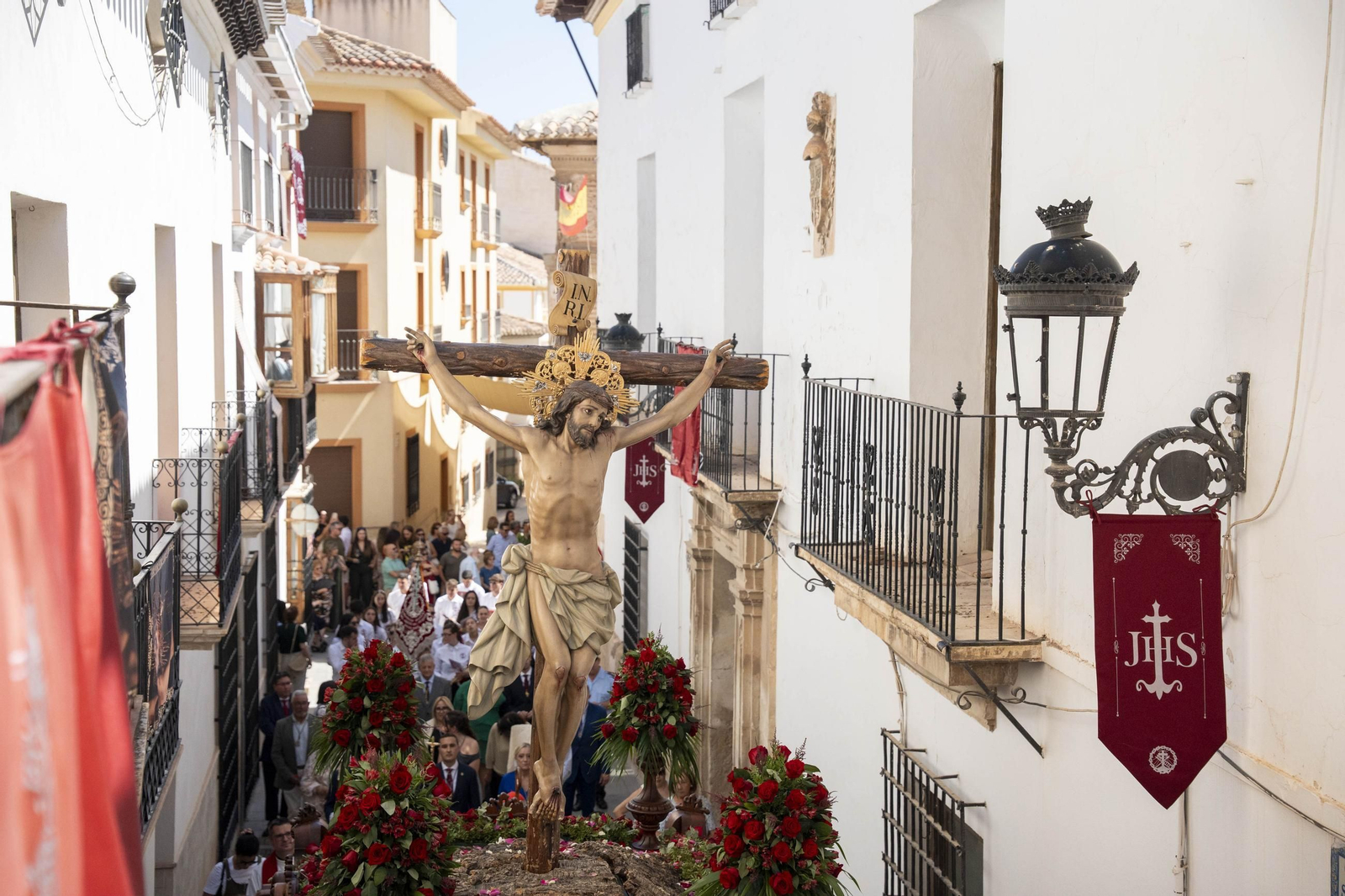 Eucaristía y procesión de Exaltación de la Cruz en la localidad de Vélez-Rubio