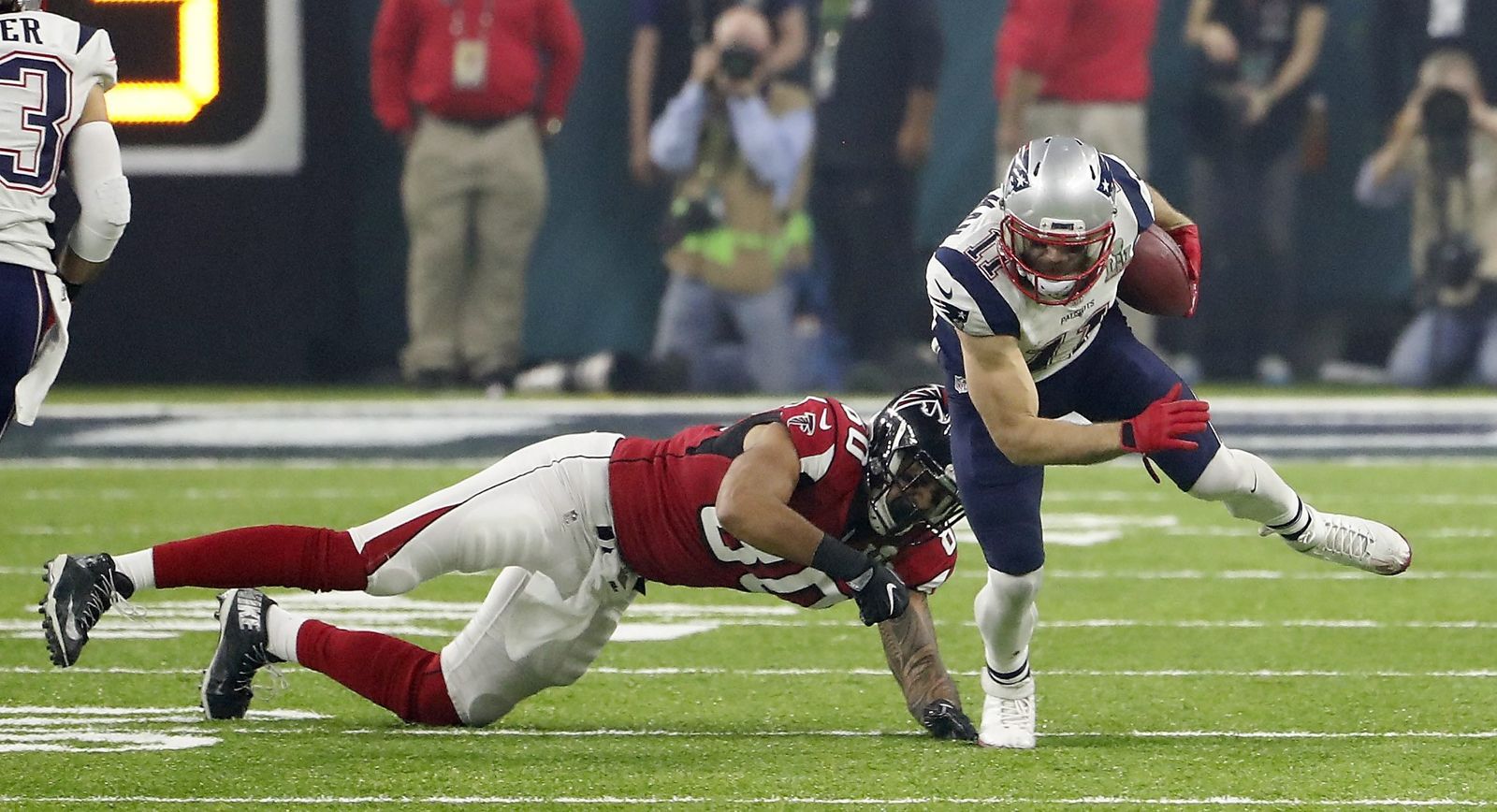 La final de la Super Bowl entre los Patriots y los Falcons