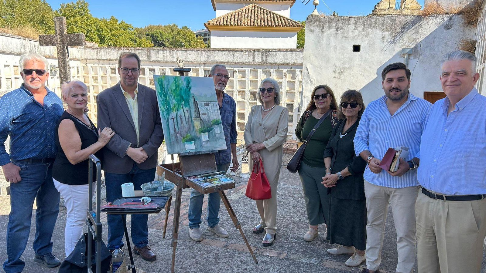Cuadro al natural de Fernando Torres.