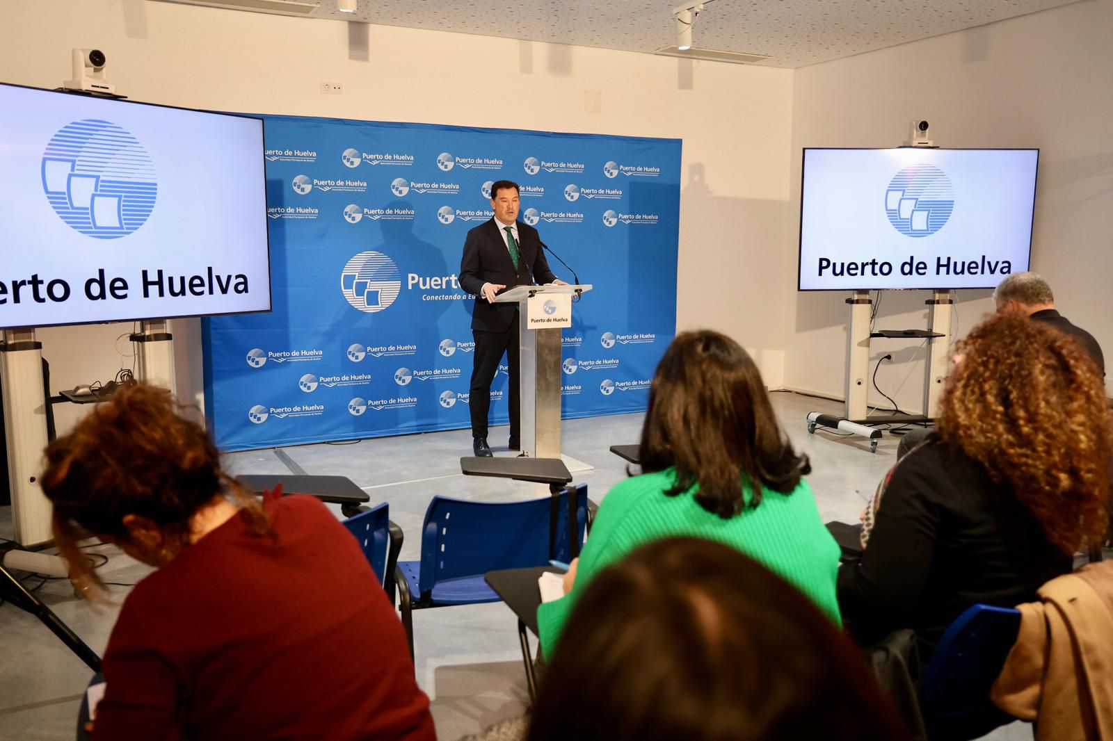 El presidente del Puerto, Alberto Santana.