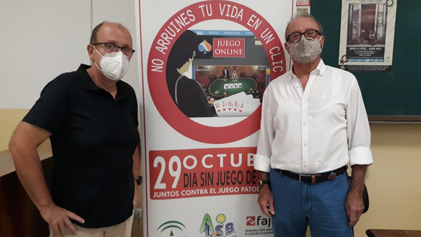 Juan Chacón y Juan Redondo, presidente y secretario de Alsubjer.