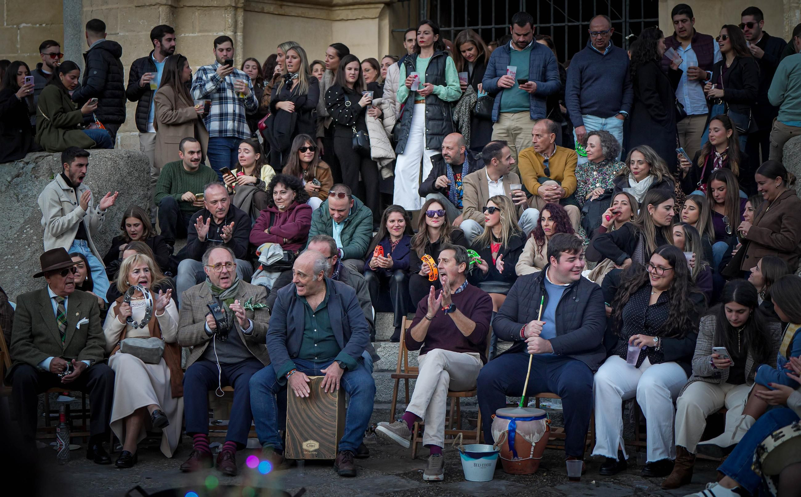 Imágenes de zambombas del día 7 de diciembre en Jerez